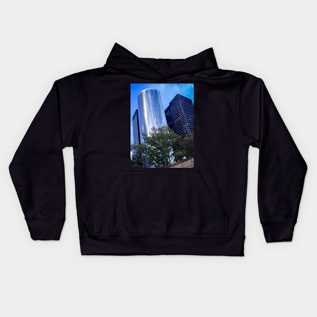 Battery Park Skyscrapers Manhattan New York City Kids Hoodie by eleonoraingrid